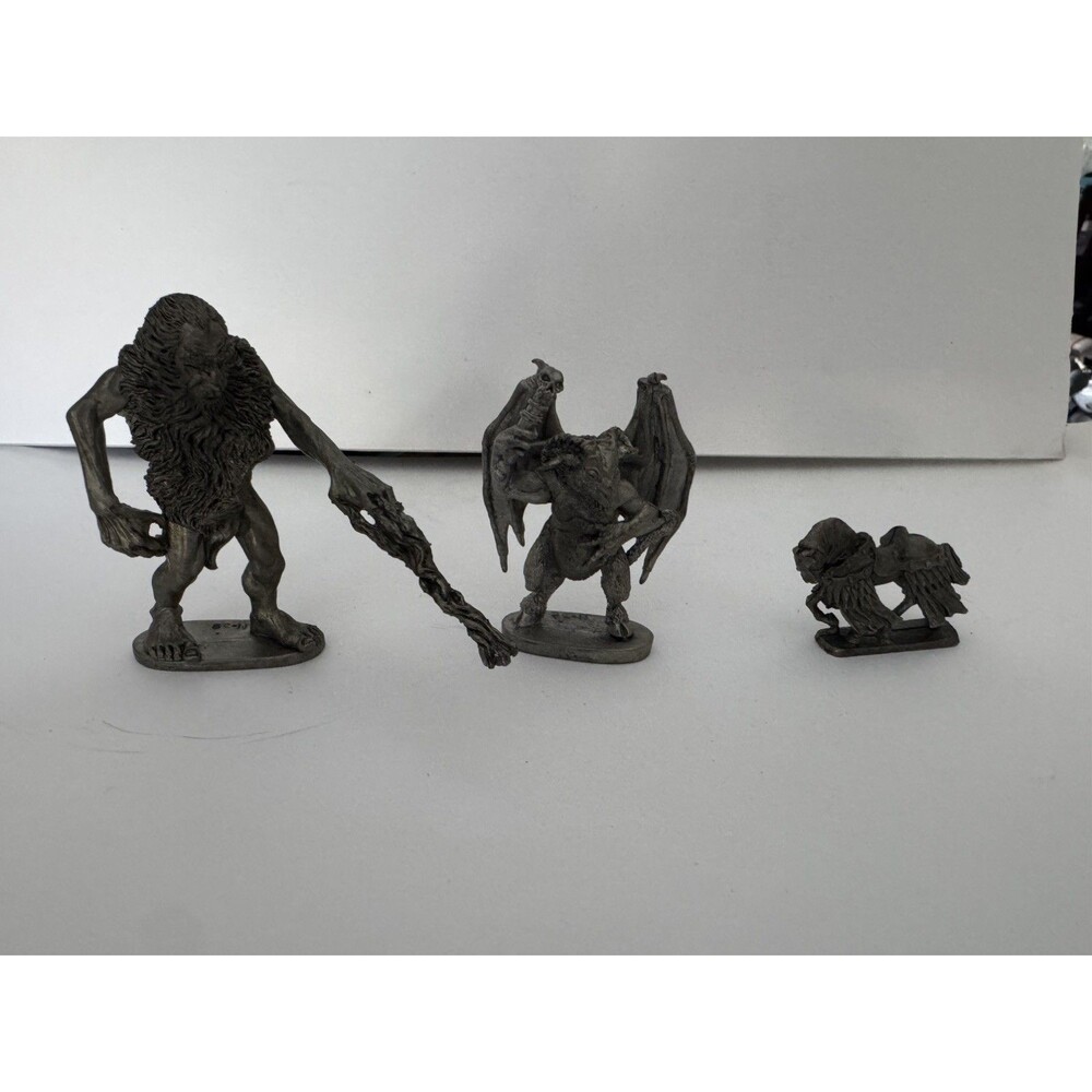 Vintage Grenadier Ral Partha Fantasy RPG Miniatures Orcus Storm Giant Horse Lot